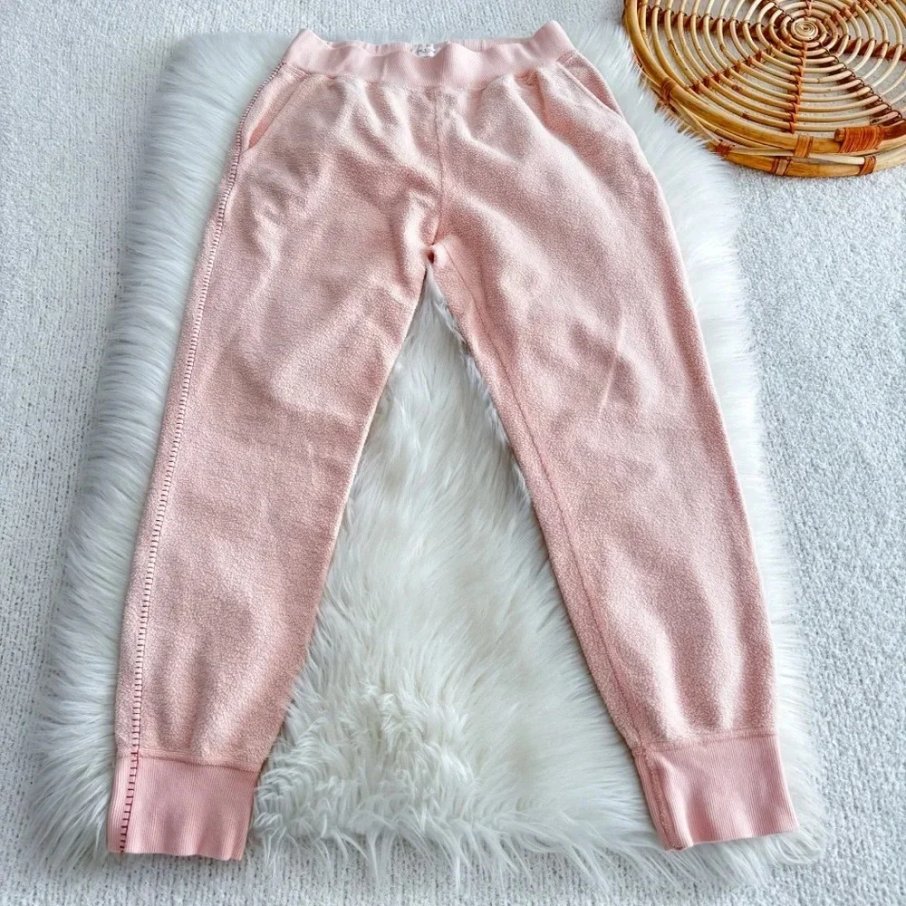 Rag & Bone Brushed Inside Out Terry Sweatpants Joggers Dusky Pink Pockets S